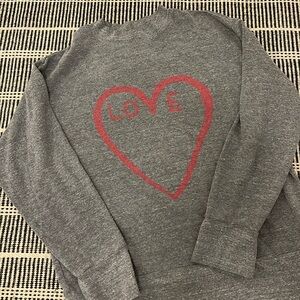 Monrow LOVE sweatshirt size Medium